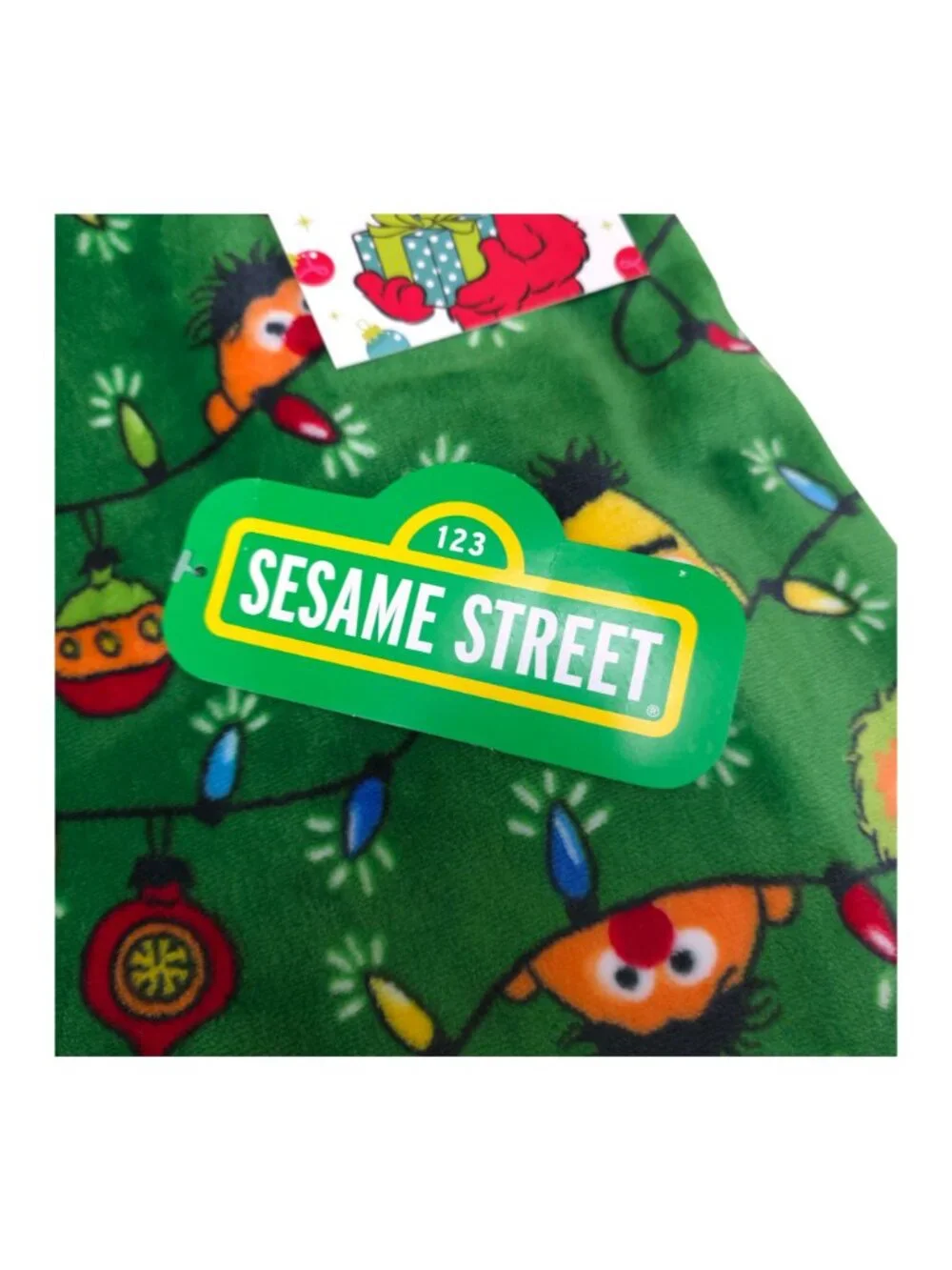 Sesame Street Christmas Decorative Plush Throw Blanket 50x70